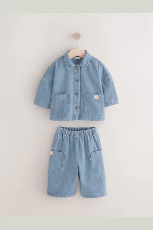 Next 100% bomuldsskjorte- og buksesæt (3mdr.-8år)6 - 9 måneder (68 - 74cm)
