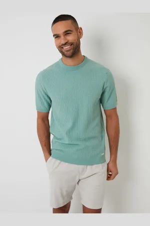 Threadbare Textured Front Knitted T-ShirtX-Large