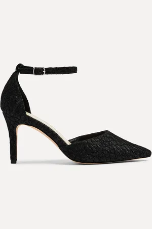 Linzi Maci Stiletto Court Heels With Ankle Strap