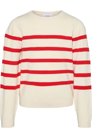 VERO MODA Long Sleeve Striped Knitted Jumper122128cm