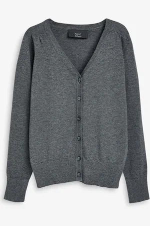 Next Cotton Rich School V-hals Cardigan (3-16år)9 år (134cm)