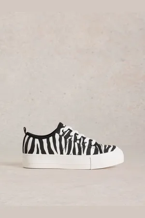 White Stuff Pippa Canvas Flatform Trainers
