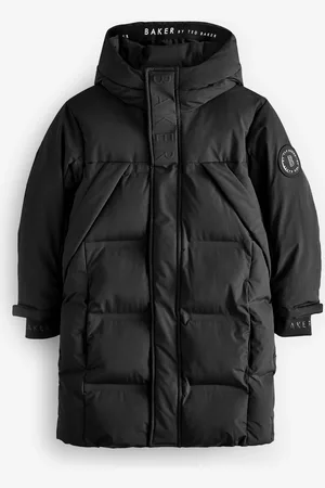 Ted Baker Shower Resistant Longline Padded Black Coat6 år (116cm)