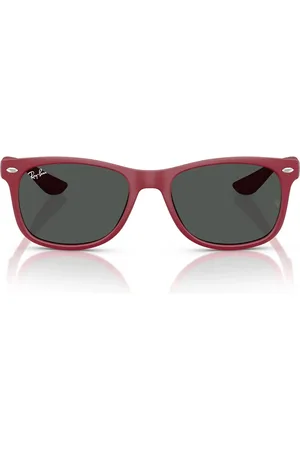 Ray-Ban Rød Junior New Wayfarer Square Solbrilleren