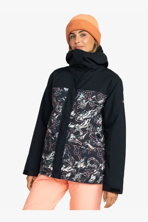 Roxy Waterproof Thermal Galaxy Print Ski JacketM