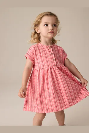 Next Short Sleeves 100% Cotton Jersey Dress (3mths-7yrs)9 - 12 måneder (74 - 80cm)