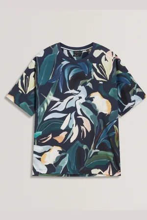 Ted Baker Almoi Floral Print 100% Cotton T-ShirtMiddel