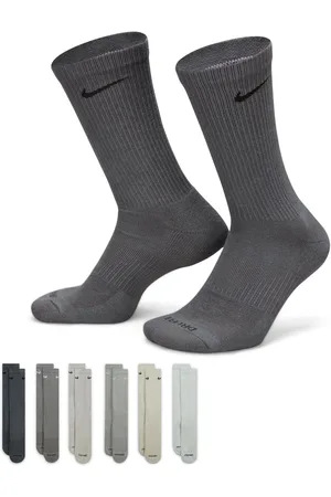 Nike Everyday Plus Cushioned Training Crew 100% Bomuld Sokker 6 PakkeXL
