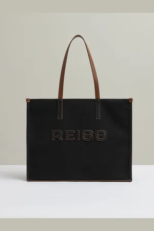 Reiss Lola Canvas Logo Mulepose BagEn