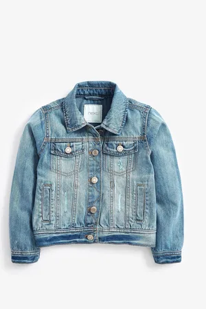 Next Denim Hjerte Western 100% Bomuld Jakke (3-16år)4 år (104cm)