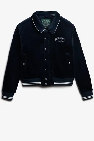 Superdry Country Club Jersey Bomber 100% Cotton Jacket40