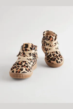 Next Print Cupsole Lace-Up Boots