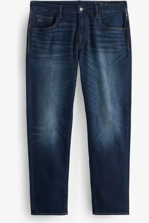 Armani Exchange Mørkeblå Wash Straight Denim Jeans30B x 31L (UK 30 R)