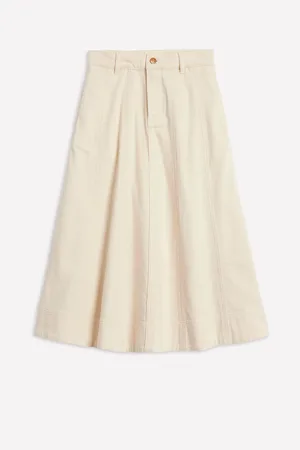 Boden Panelled Full Denim Skirt42