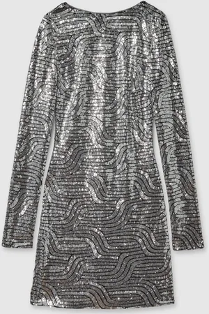 Halston Heritage Pailletter Mini Kjole38