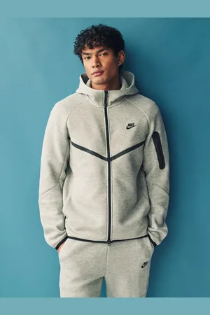 Nike Tech hættetrøje i fleece med lynlåsXS