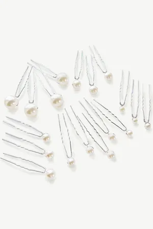 Ivory & Co Pearl Hairpin SetEn