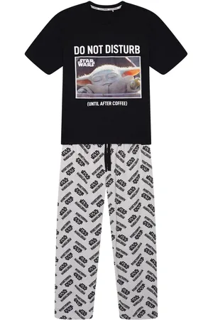 Brand Threads Mens Star Wars The Mandolorian 100% Cotton Pyjamas SetS