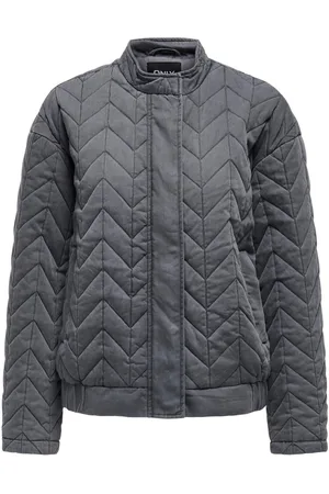 ONLY Quilted Zip Up Bomber Jacket