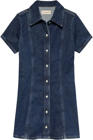 Calvin Klein Double Breasted Denim A-Line Dress16 år (176cm)