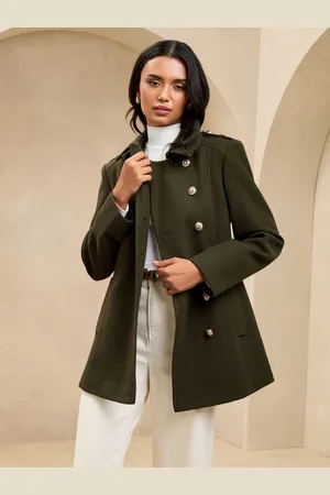 Lipsy London Smart Military Button Coat46