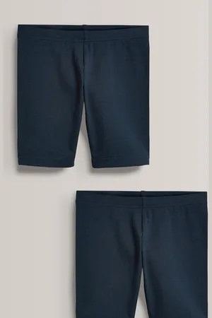 Next 2 Pack Cotton Rich Stræk cykelshorts (3-16år)11 år (146cm)