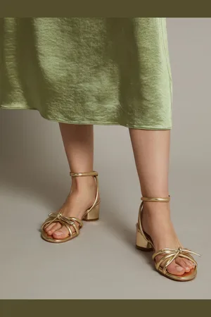 Monsoon Wynn Metallic Strappy Heeled Sandalseu41