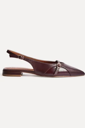 Linzi Prague Pointed Toe Ballet Flats With Buckle Detaileu39