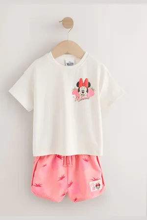 Next Disney Minnie Mouse and Daisy Duck T Shirt and Short Set (3mths-7yrs)7480cm