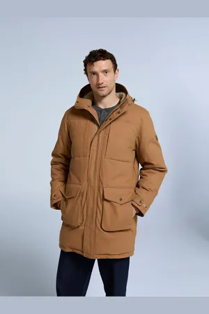 Animale Mens Fistral Borg Lined 100% Cotton Parka JacketXL