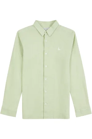 Jack Wills Drenge Hør Blend Skjorter8 - 9 år (128 - 134cm)