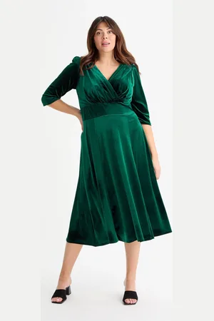 Scarlett & Jo Helena Velvet Long Midi Kjole46