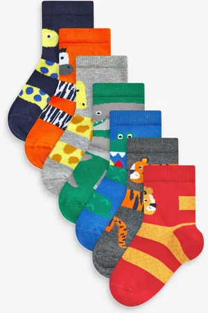 Next 7 Pakke Cotton Rich SokkerUK 3 - 5.5 Jnr.