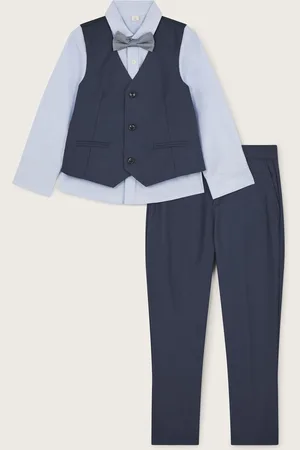 Monsoon Smart Waistcoat and Trousers Set 4 Piece with Bow4 år (104cm)