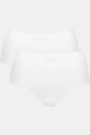 Sloggi White Double Comfort T Tai Briefs 2 Pack44
