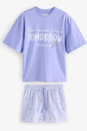 Next 100% Cotton Textured Short Pyjamas Set42