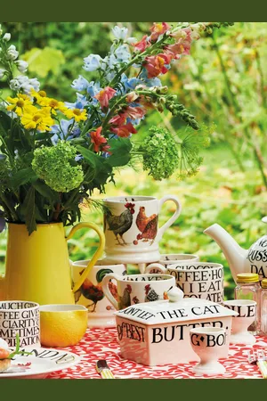 Emma Bridgewater Sæt med 2 Rise & Shine 1/2 pint-krus i æskeEn