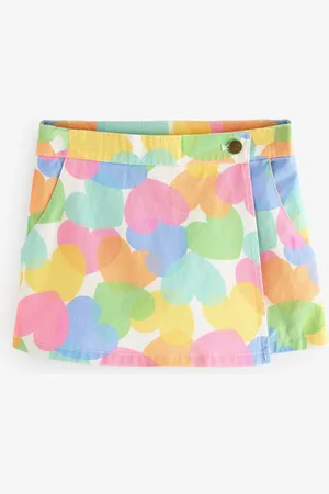 Little Bird Rainbow Confetti Heart Twill 100% Cotton Skort4 - 5 år (104 - 110cm)