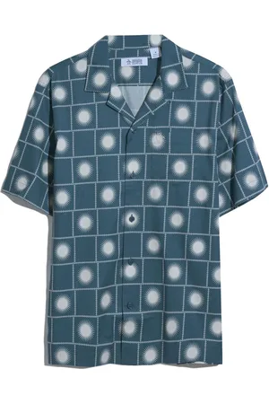 Original Penguin Sun Tryk Kortærmet 100% Bomuld SkjorterSmall