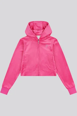 Juicy Couture Girls Arch Zip-Thru Diamante Hoodie140146cm