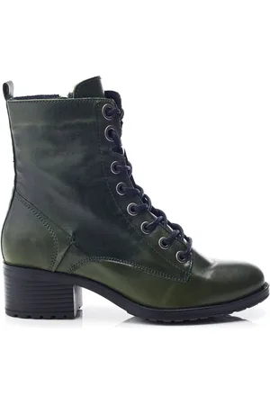 Moda In Pelle Bezzie Lace-Up Leather Ankle Boots