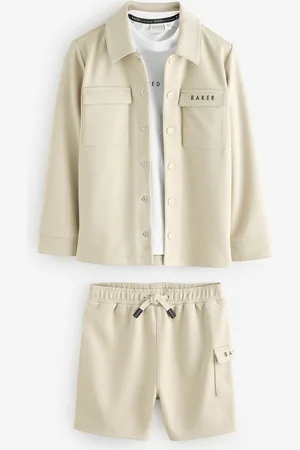 Ted Baker Stone Shacket T-Shirt And Shorts Set10 år (140cm)