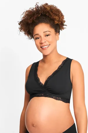 JoJo Maman Bébé Lace Trim Maternity & Nursing Sleep BrasS