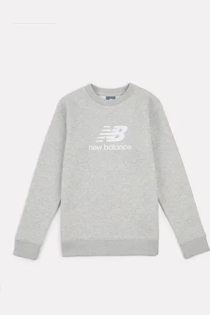 New Balance Drenge Stacked Logo Sweatshirt5 - 6 år (110 - 116cm)