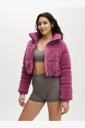 Cotton On The Mother Puffer Cropped Sherpa JacketX-Large
