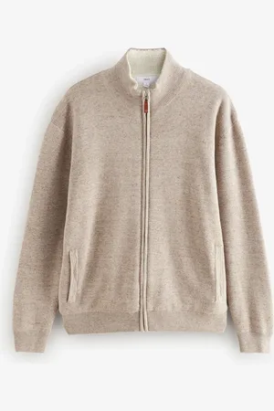 Next Normal pasform 100% Bomuld Premium Zip-Through TrøjeXS