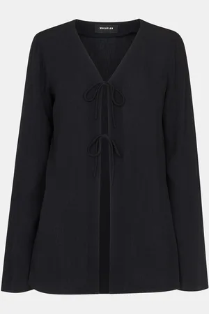 Whistles Beach Tie Front Blouses38
