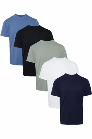 Threadbare T-shirt forskellige 100% bomuld 5 PakkeS