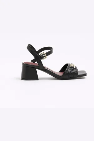 River Island Snaffle Blocked Heel Sandalseu355