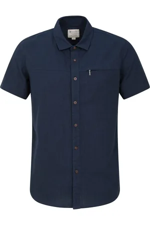 Mountain Warehouse Herre Coconut Slub Tekstur 100% Bomuld SkjorterL